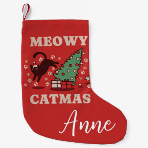Petite Chaussette De Noël Meowy Catmas