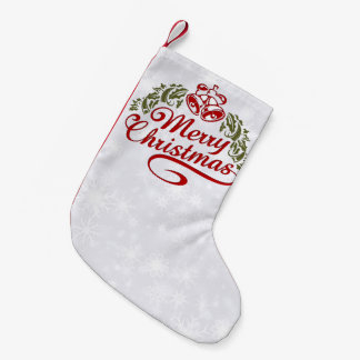 Petite Chaussette De Noël "Merry Christmas" Holiday Stocking