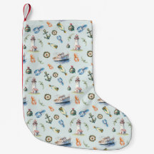 Merry Coastal Christmas Wrapping Paper