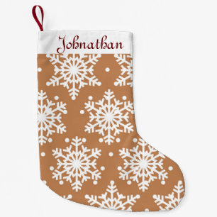 Petite Chaussette De Noël Merveilleux Snowflakes
