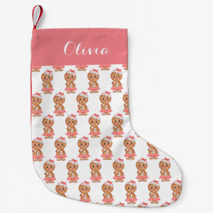 Petite Chaussette De Noël Mignons bas de Noël au pain d'épice