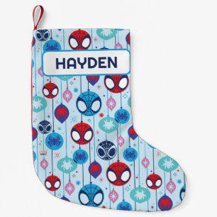Petite Chaussette De Noël Modèle de Boule de Noël Team Spidey