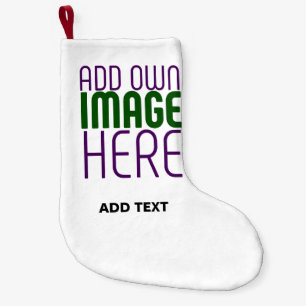 PETITE CHAUSSETTE DE NOËL MODÈLE DE TEXTE D'IMAGE BLANCHE SIMPLE MODERNE