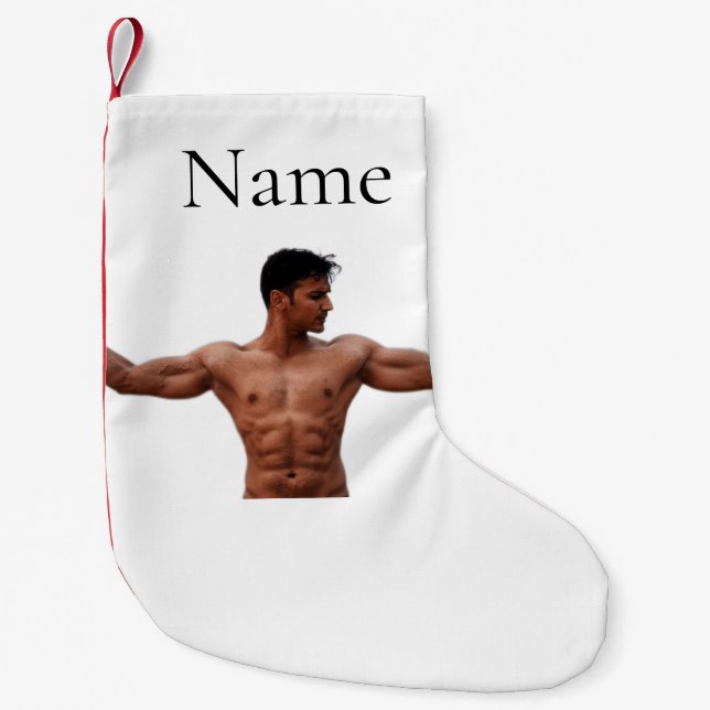 Petite Chaussette De Noël Modèle Fitness Homme Thunder_Cove (Devant)