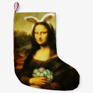 Petite Chaussette De Noël Mona Lisa, Le Lapin De Pâques