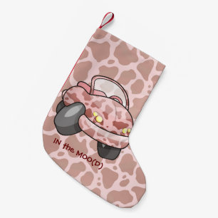 Petite Chaussette De Noël Moo Car
