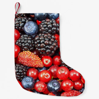Petite Chaussette De Noël Mosaïque Arrière - plan Berry-Fresh