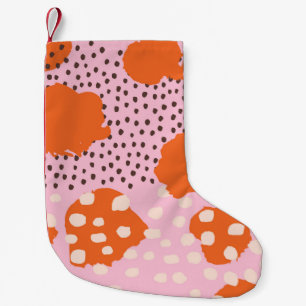 Petite Chaussette De Noël motif Abstrait sans soudure avec Brush Strokes. Be