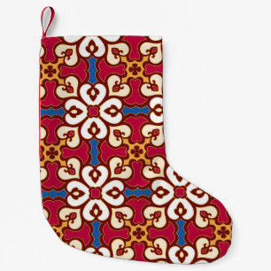 Petite Chaussette De Noël Motif arabe sans couture - basé sur ottoman tradit