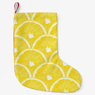 Petite Chaussette De Noël Motif Arrière - plan de pâte orange vibrant