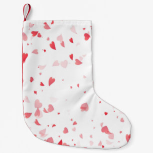 Petite Chaussette De Noël Motif de coeur 33