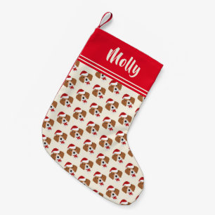 Petite Chaussette De Noël Motif de dessin Beagle - Personnalisé