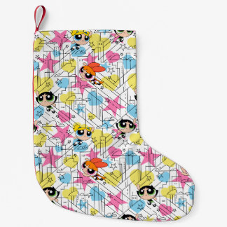 Petite Chaussette De Noël Motif de Powerpuff Girls Townsville