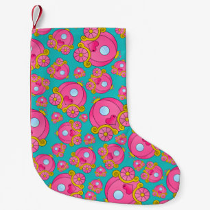 Petite Chaussette De Noël Motif de voitures princesses turquoise