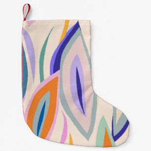 Petite Chaussette De Noël Motif d'illustration artistique d'été Abstrait. Cr