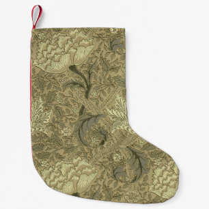 Petite Chaussette De Noël Motif floral William Morris Windrush : Vintage