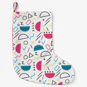 Petite Chaussette De Noël Motif géométrique 5