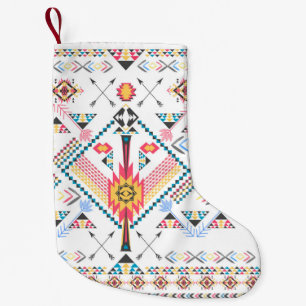 Petite Chaussette De Noël Motif géométrique ethnique cool à la mode triba