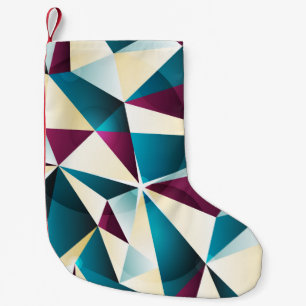 Petite Chaussette De Noël Motif géométrique sans couture. illustration vinta