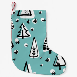 Petite Chaussette De Noël Motif scandinave sans couture de Noël ha