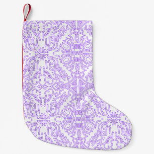 Petite Chaussette De Noël Nébuleuse Mystique Lilas