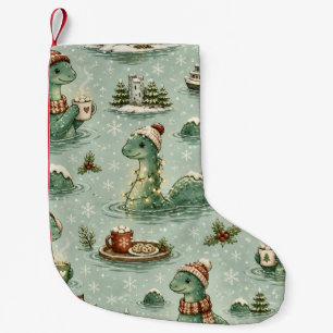 Petite Chaussette De Noël Nessie de Noël Monstre du Loch Ness Confortable Cr