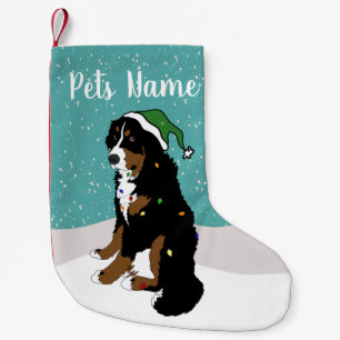 Petite Chaussette De Noël Noël Bernese Mountain Dog Petit Chris
