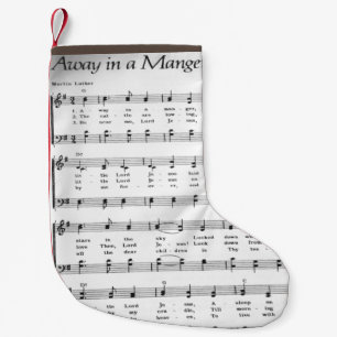 Petite Chaussette De Noël Noël Carol Sheet Music Away in the Manger