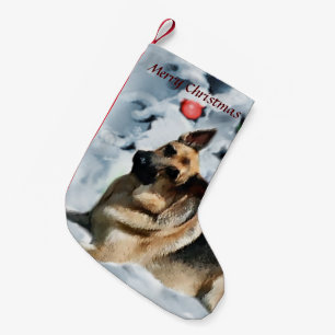 Petite Chaussette De Noël Noël de berger allemand