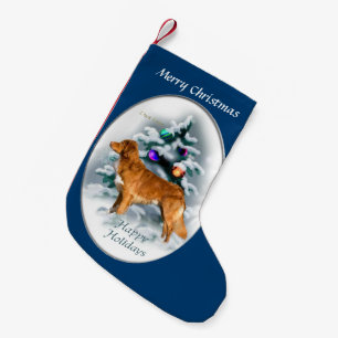 Petite Chaussette De Noël Noël de Toller de canard de la Nouvelle-Écosse