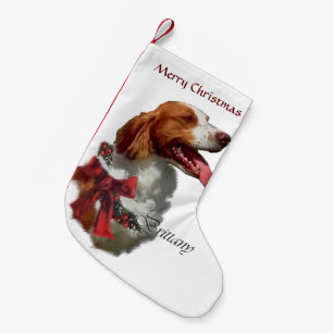 Petite Chaussette De Noël Noël d'épagneul de Bretagne