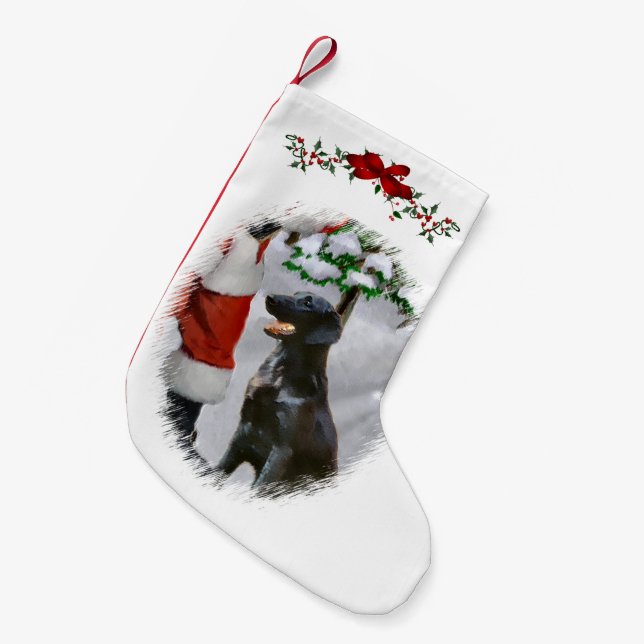 Petite Chaussette De Noël Noël du réparateur à couche plate (Devant (Accrochage))