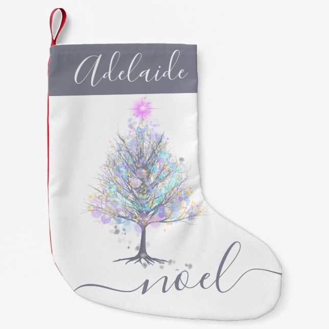 Petite Chaussette De Noël Noel élégant pastel de noël (Devant)