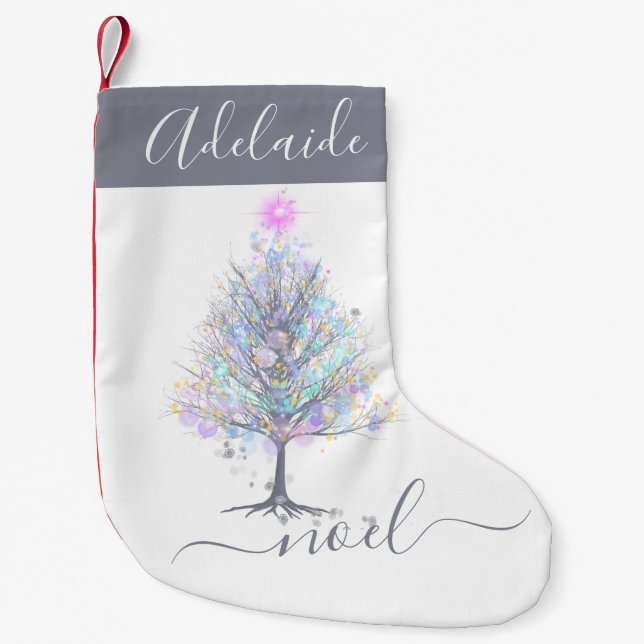 Petite Chaussette De Noël Noel élégant pastel de noël (Devant)