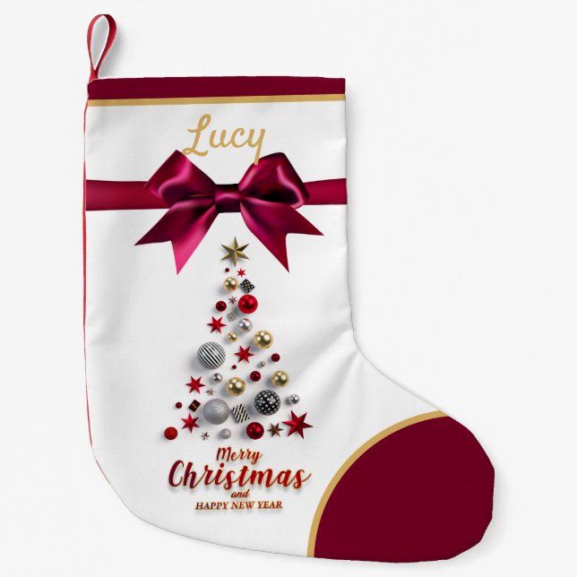Petite Chaussette De Noël Noël magnifique (Devant)
