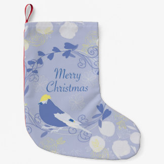 Petite Chaussette De Noël noël, noël, oiseau, fleurs, nature,