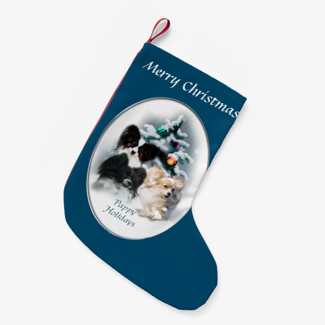 Petite Chaussette De Noël Noël Papillon (Devant (Accrochage))