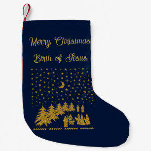 Petite Chaussette De Noël Noël religieux, Naissance de Jésus