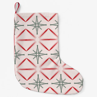 Petite Chaussette De Noël Noël rétro motif sans faille du milieu du siècle e