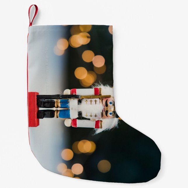 Petite Chaussette De Noël Noël SlipperyJoe nutcracker figurine ornement (Devant)