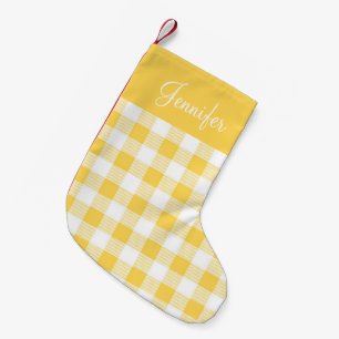 Petite Chaussette De Noël Nom du Motif Jaune