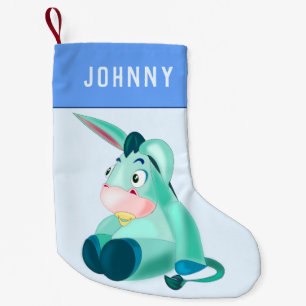Petite Chaussette De Noël Nom personnalisé Christmas Stocking Baby Donkey