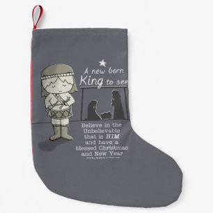 Petite Chaussette De Noël Nouvel enfant roi