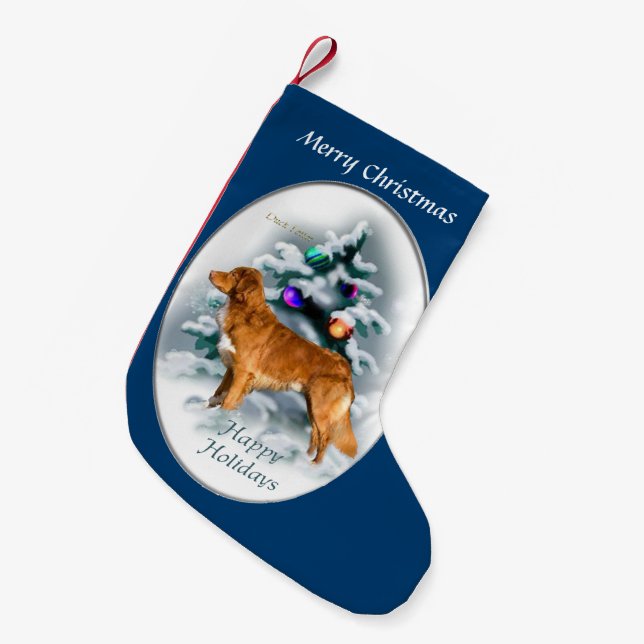 Petite Chaussette De Noël Nouvelle-Écosse Canard Toller Noël (Devant (Accrochage))