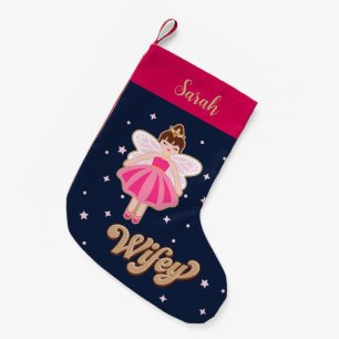 Petite Chaussette De Noël Nutcracker Princesse Fairy Hubby Wifey