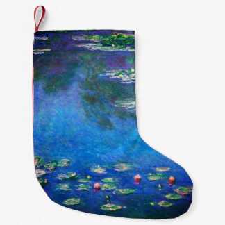 Petite Chaussette De Noël Nymphéas vintage par Claude Monet