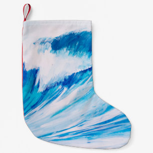 Petite Chaussette De Noël Ocean Waves : Blumarine Watercolor Beauté.