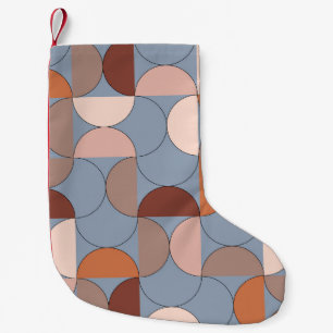 Petite Chaussette De Noël OEuvre géométrique : style scandinave minimaliste.
