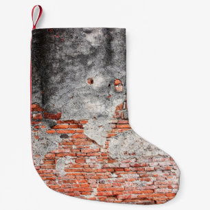 Petite Chaussette De Noël Old red brick wall rough of old temple in Ayutthay