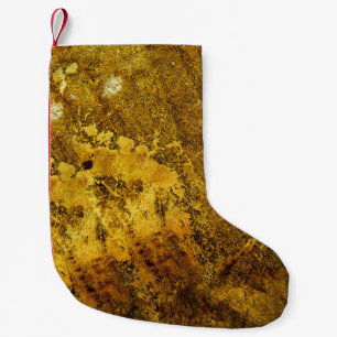 Petite Chaussette De Noël Orange grunge textureabstrait, antique, antique, a
